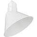 R Series White 12 inch Angle Shade